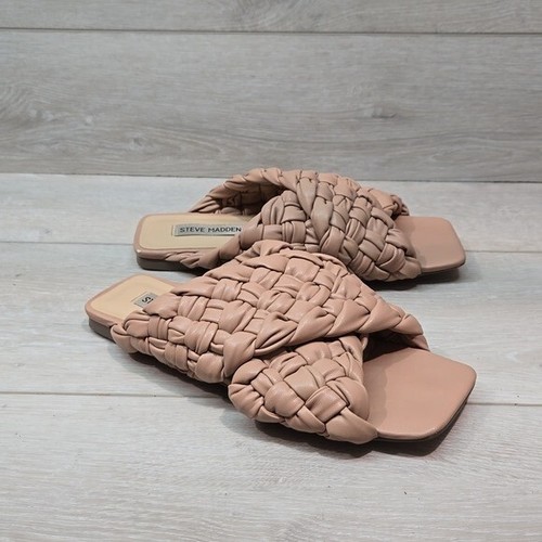 Steve Madden sandali donna Marina incrociati scarpe basse taglia 6 5M