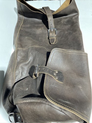 Saddleback Leather 2 sided Military Duffle Dark Coffee Brown (Club Exclusive)