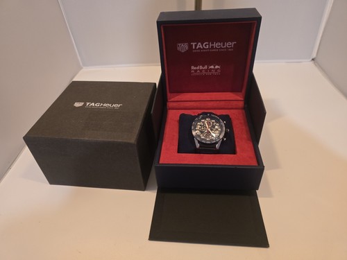 Rare TAG Heuer Carrera Calibre HEUER 01 #33 Red Bull Max Verstappen Chronograph