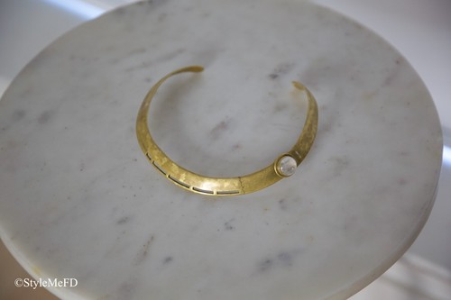 Pamela Love G "Meridian Moonstone" Choker Necklace