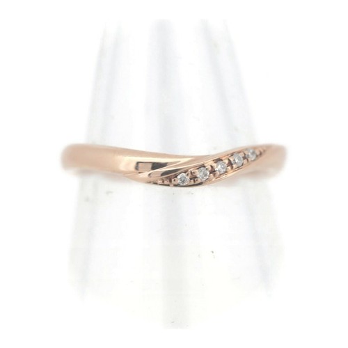 TIFFANY & CO. Anello Yondo Sea Diamanti n. 8 K10PG (oro rosa 10K) usato0