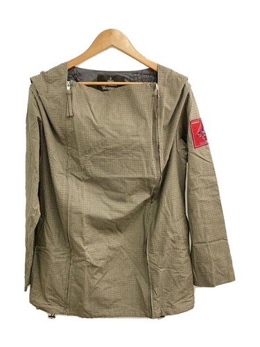 Vivienne Westwood MAN Gingham Check Cotton Jacket 46 Beige