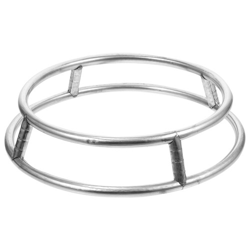 Pot Rack and Ring Wok for Electric Stove Steel Stand Round Bottom