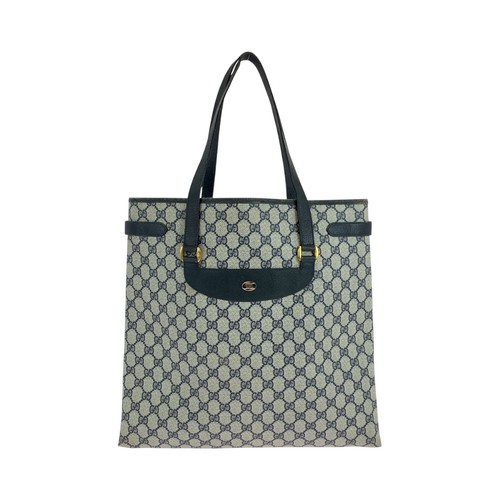 GUCCI Oldci Gu 39 021 061e Tot Bagulder Sho Bagy Gray Na GGpreme Suprem Ca