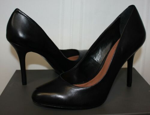 Vince Camuto Jayne Heels Black Leather Pumps New With Box!