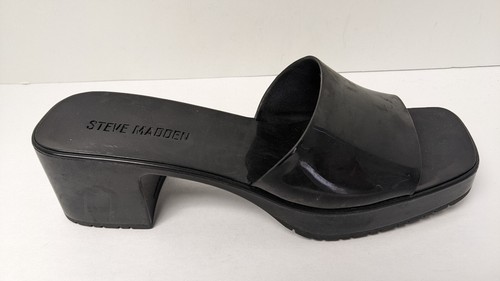 Sandali Steve Madden Harlin plateau  neri  donna 9 M