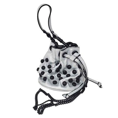 Borsa Steve Madden Metallica Borchie Bada Con Cordino a Mano
