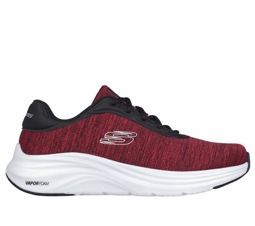 Red Black Men's Skechers Shoes Mesh Memory Foam Cushion Sport Lightweight 232627