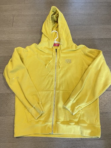 Supreme World Famous 1994 Zip Up Hoodie Yellow Size Large Worn 2 Times Only