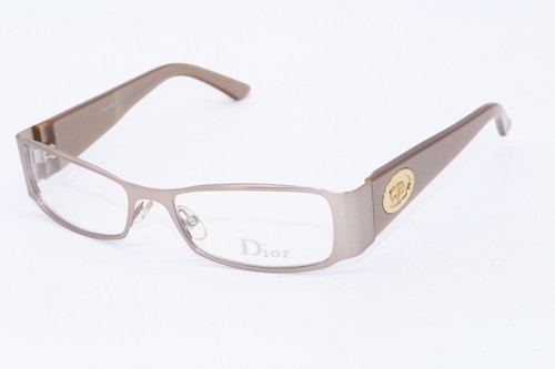 NEW CHRISTIAN DIOR CD 3701 OCF SILVER BROWN AUTHENTIC FRAMES EYEGLASSES 51 16