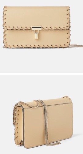 zara crossbody bag  Beige