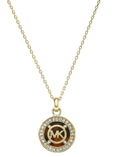 Collana Michael Kors Heritage Fulton Oro Tartaruga MKJ4101710 Cristalli + MK BOX