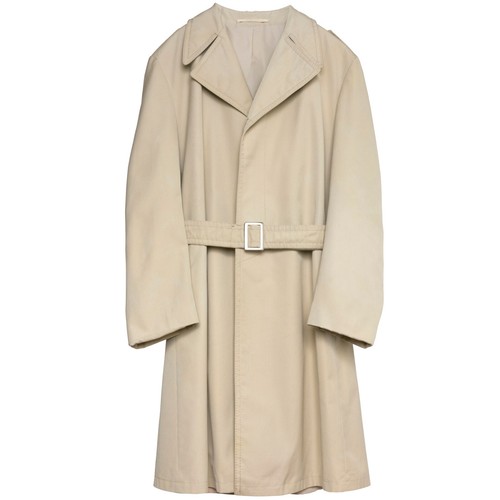 C&A Brenninkmeijer (Netherlands) Vintage Diolen Canvas Napoleon Trench Coat : L