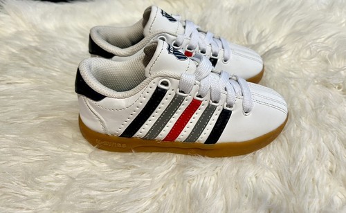 K Swiss Kid’s Court Pro II Sneaker  11C  KSS 10033P LOW