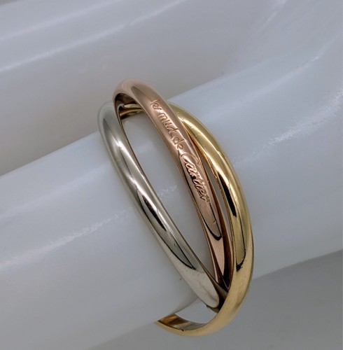 Cartier Trinity ring  small model 750 18K 3.90gr. yellow g size 53 #754