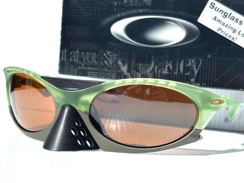 NEW Oakley PLANTARIS Matte Transparent Fern PRIZM Tungsten Lens Sunglass 9437 03