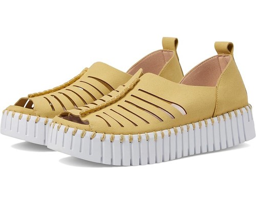 Ilse Jacobsen Tulip 9376 Platform Open Toe Shoe Citronella New in Box