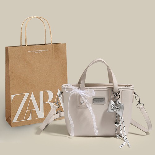 ZARA Borsa a mano donna pendolare borsa a tracolla obliqua 4 colori 24*9*16 cm