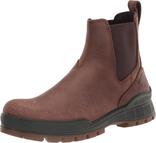 ECCO Women's Track 25 Chelsea Boot 5 5.5  Cocoa Brown Nubuck