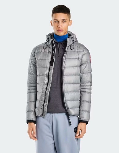 Giacca con cappuccio Canada Goose Crofton   Grigio masso: Taglia S