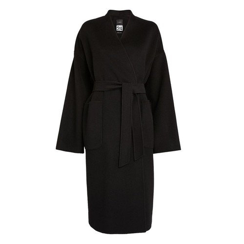 MAX MARA MaxMara Belted Wool Coat Black 23FW 63808523