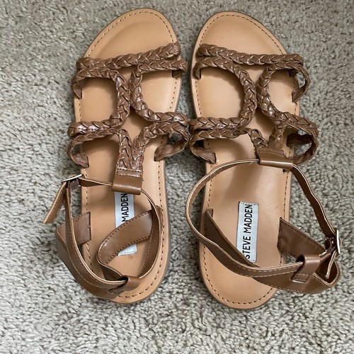 Steve Madden Dempsey sandali marroni marroni da donna taglia 11