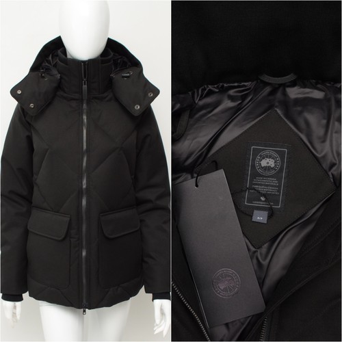 Autentico parka piumino donna Canada Goose Twillingate nero taglia S