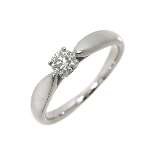 TIFFANY & CO. Anello TIFFANY CO. diamante 0 20 ct H VS1 3EX platino misura 3 75 4 (US) 9024...
