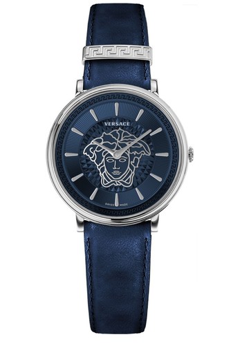 Orologio da polso donna Versace V CIRCLE cinturino in pelle nero VE81016 19