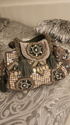Steve Madden Anthropologie Borsa Oversize Grigia Prediata Nappe $299