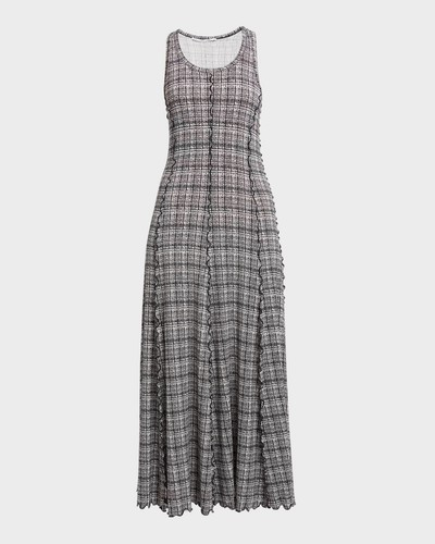 Proenza Schouler White Label Matilda Plaid Midi Dress Size XL