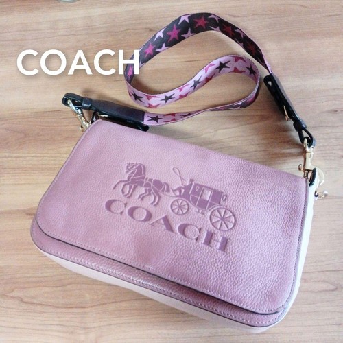 Vintage COACH 2 way diagonal leather shoulder bag clutch bag A 250718 20