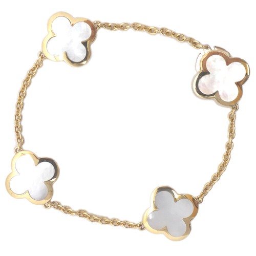 Bracciale Van Cleef & Arpels Puro Alhambra Madreperla K18 17 5g P0012950