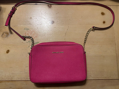 Michael Kors Selma Mini rosa caldo