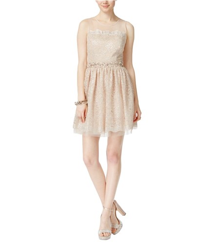 OFF WHITE Abito donna City Studio impreziosito in pizzo linea A  bianco sporco  junior  5