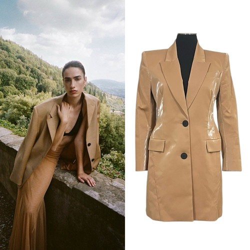 ALEXIS MABILLE Camilla & Marc Blazer Size 8 Small S   US 4 Brown Dressy Coat Alexis Jacket
