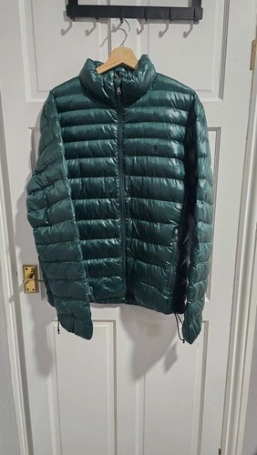 LAUREN RALPH LAUREN Giubbotto piumino uomo verde Polo Ralph Lauren grande nuovo con etichetta