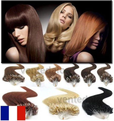 50 100 Hair Extensions Installation Cold Easy Loop 100% Natural Remy 53CM AAA