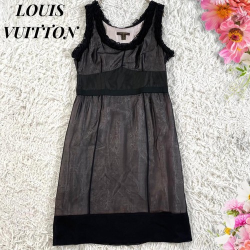 LOUIS VUITTON（LV） Abito Extreme Louis Vuitton seta 100 senza maniche raro