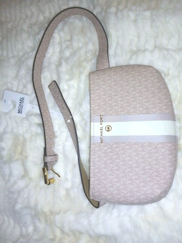 Borsa marsupio Michael Kors cintura taglia S M rosa e bianco