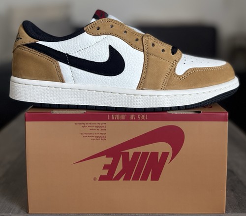 TKEES Taglia 9   Nike Air Jordan 1 Low OG Rookie of the Year CZ0790 107 Uomo NUOVE