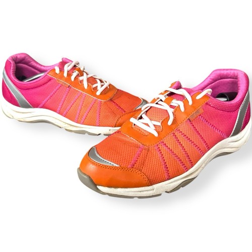 Vionic Alliance 1st Ray Technology Lace Up Sneaker Shoes Orange Women's US 8.5