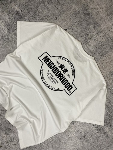 Rare Neighborhood Tokyo New Men’s Big Logo 1994 2024 Size Large White T Shirt