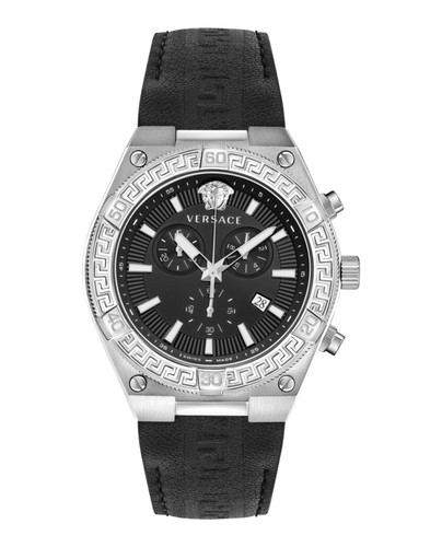 Orologio Versace Uomo Acciaio Inox 46mm Cinturino Moda