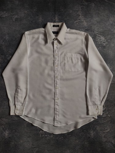 Camicia elegante Christian Dior Monsieur L 16 34 35 righe bianche   vestibilità classica   vintage