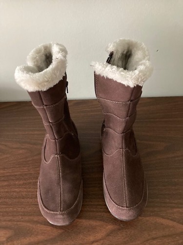 Stivali invernali da neve Merrell Jolee Alp Expresso scamosciati impermeabili foderati in pile 6 5