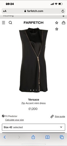 mini abito versace