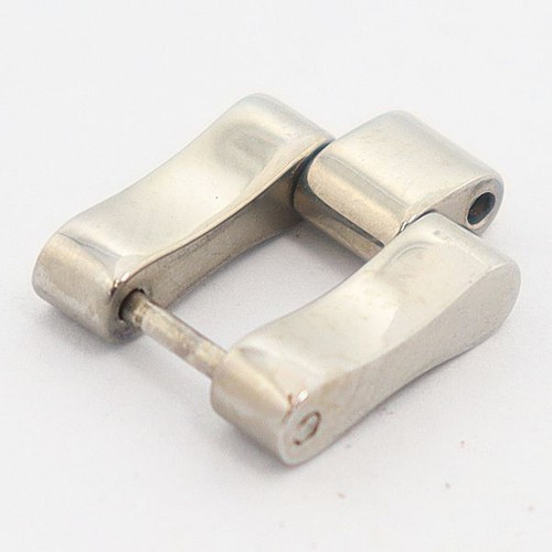 Gucci Genuine 1 Link Ladies Watch Belt Band Bracelet Parts Silver 10mm