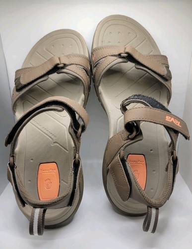 Sandali sportivi Teva donna grigio pesca plantare anatomico shoc pad S N 4293 taglia 10