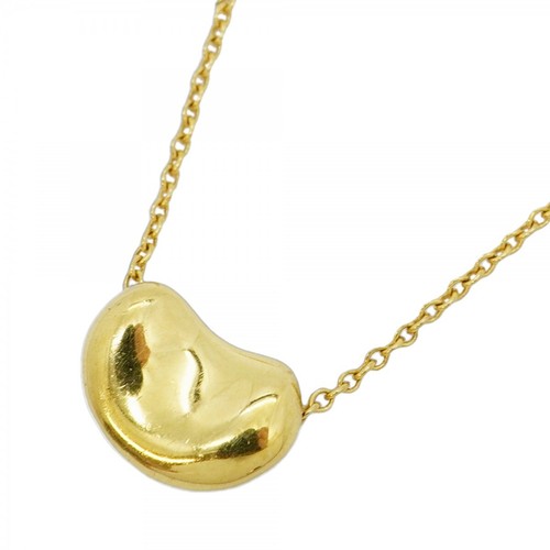 Tiffany & Co. Necklace Bean K18YG Yellow G 33540